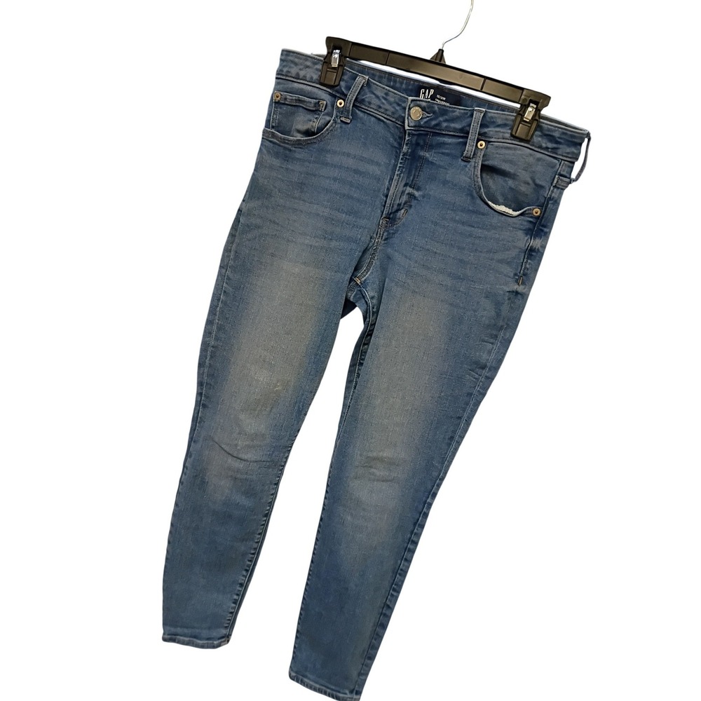 Gap Universal Legging Jeans Womens 12/31R Medium Wash Blue Skinny Denim Stretch